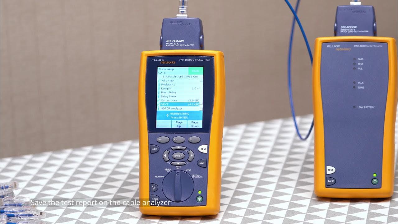 Fluke Networks CableIQ Cable Tester Coaxial